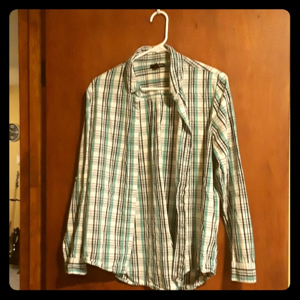 Plaid Button Down Shirt - Will be donated 11/8